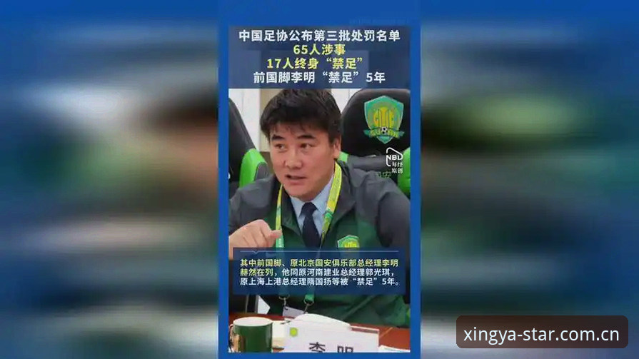 足协第三批禁足名单最新动态：17人终身禁足，48人遭重罚，中国足球反腐风暴再升级
